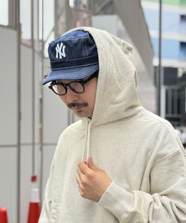 BAKU(東江 漠)さんの「【別注】NEW ERA /  WM-01 ワークキャップ」を使ったコーディネート