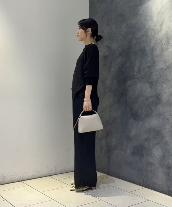 菜月さんの「BEAMS WOMEN｜ボートネック レディ ニット .M」を使ったコーディネート