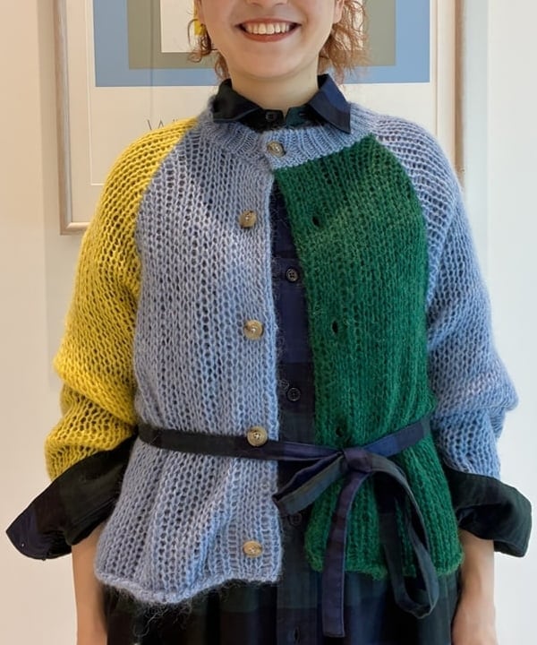 エノモト アミさんの「BEAMS WOMEN｜ビッグ チェック ワンピース」を使ったコーディネート