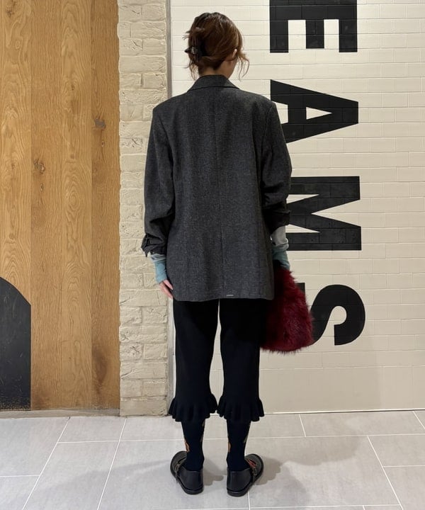 amaさんの「BEAMS WOMEN｜MIX フェイク ファー バッグ」を使ったコーディネート