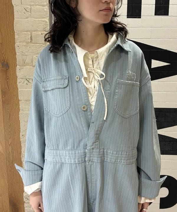 キラリさんの「BEAMS WOMEN｜エンブロイダリー ワーク オールインワン」を使ったコーディネート