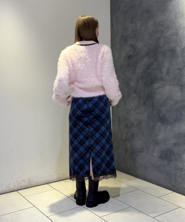 みゆうさんの「BEAMS WOMEN｜【別注】FRED PERRY / フラッフィー ニット カーディガン」を使ったコーディネート