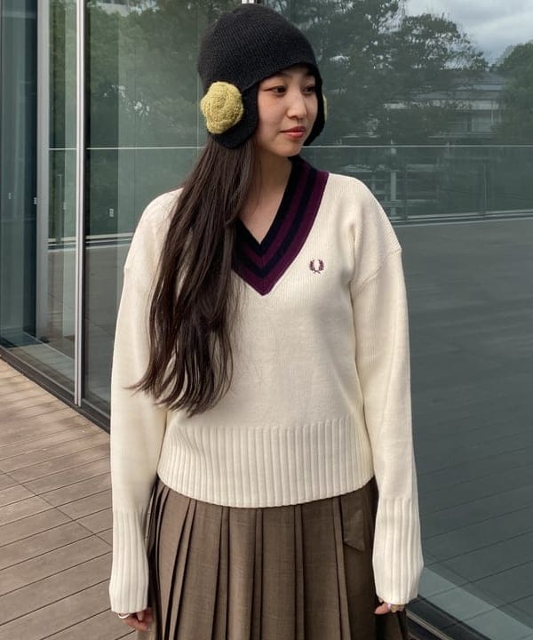 ayaさんの「BEAMS WOMEN｜チェック プリーツ ミディ スカート」を使ったコーディネート