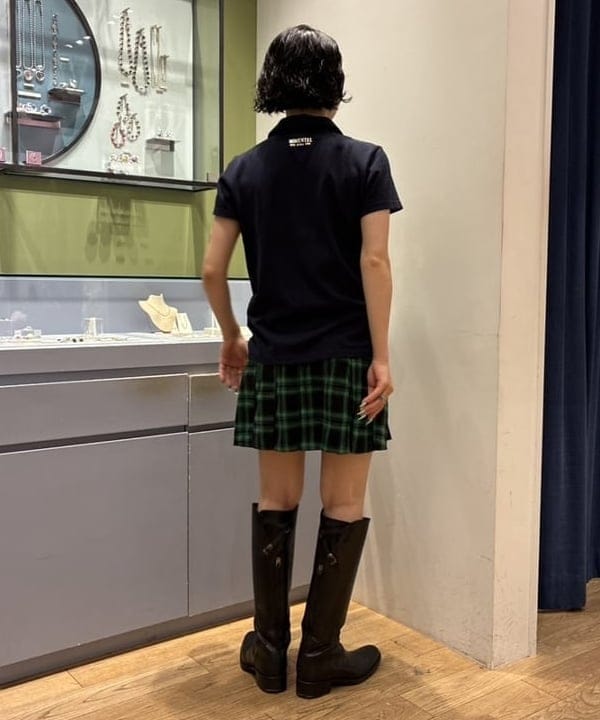 リズさんの「BEAMS WOMEN｜アイレット レザー ベルト」を使ったコーディネート