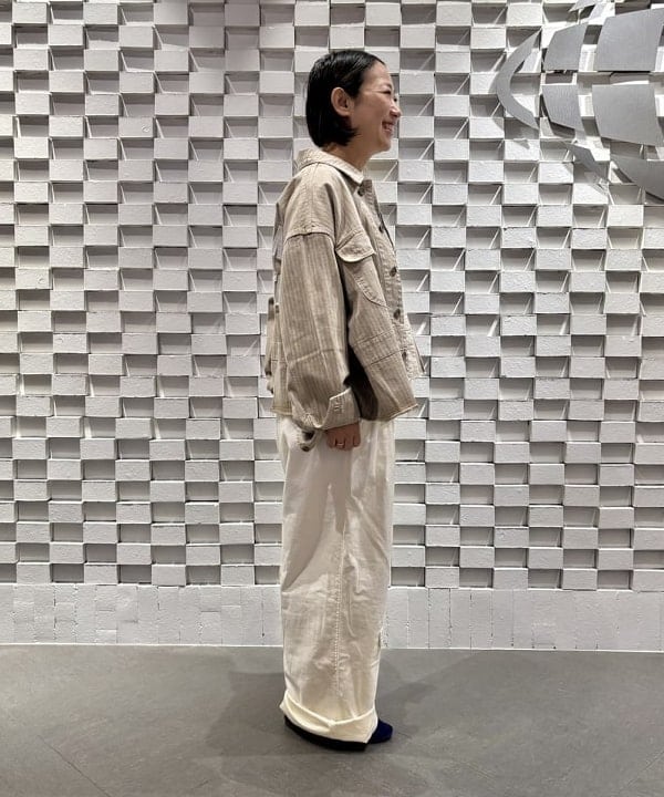 つぼさんの「BEAMS WOMEN｜maturely / バックサテン ミリタリーパンツ」を使ったコーディネート