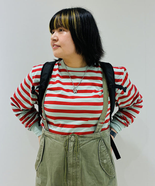 佐藤 歩さんの「BEAMS WOMEN｜ベーシック ボーダー ロング スリーブ」を使ったコーディネート