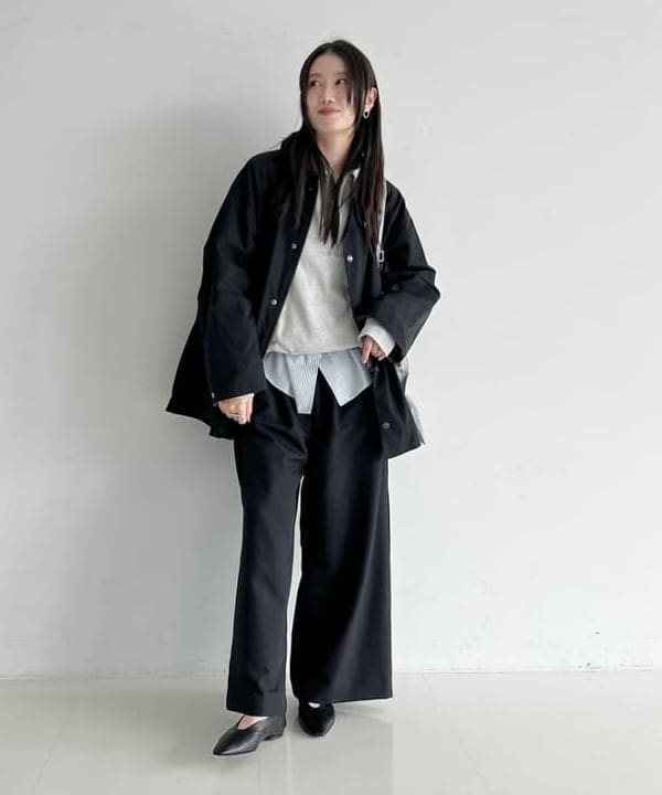 隈元 楓さんの「BEAMS WOMEN｜【別注】Barbour &times; Demi-Luxe BEAMS / BEDALE ジャケット」を使ったコーディネート
