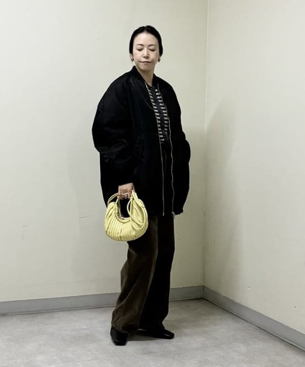 関 桂子さんの「BEAMS WOMEN｜TICCA / MA-1 ミドル ブルゾン」を使ったコーディネート