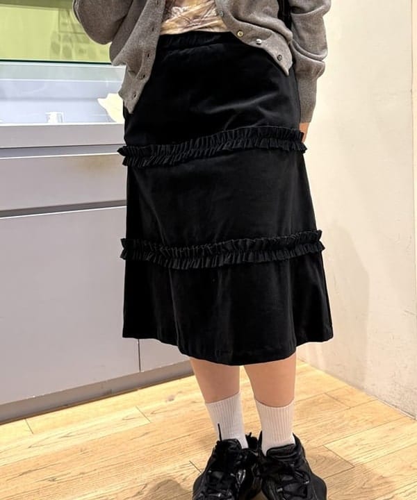 うららさんの「BEAMS WOMEN｜フェイク レザー チェーン バッグ」を使ったコーディネート