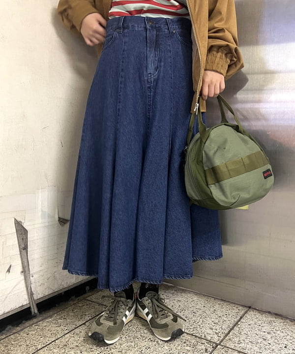 チナさんの「BEAMS WOMEN｜ベーシック ボーダー ロング スリーブ」を使ったコーディネート