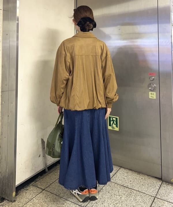 チナさんの「BEAMS WOMEN｜ベーシック ボーダー ロング スリーブ」を使ったコーディネート