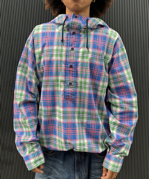 NADEL ナデールさんの「BEAMS WOMEN｜チェック フーディシャツ」を使ったコーディネート