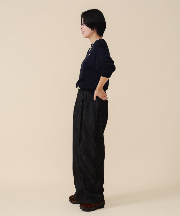 ミナミマリコさんの「BEAMS WOMEN｜25mm ハラコ ベルト」を使ったコーディネート