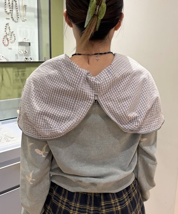 ヒスイさんの「BEAMS WOMEN｜アーム ギャザー ジップ ブルゾン」を使ったコーディネート