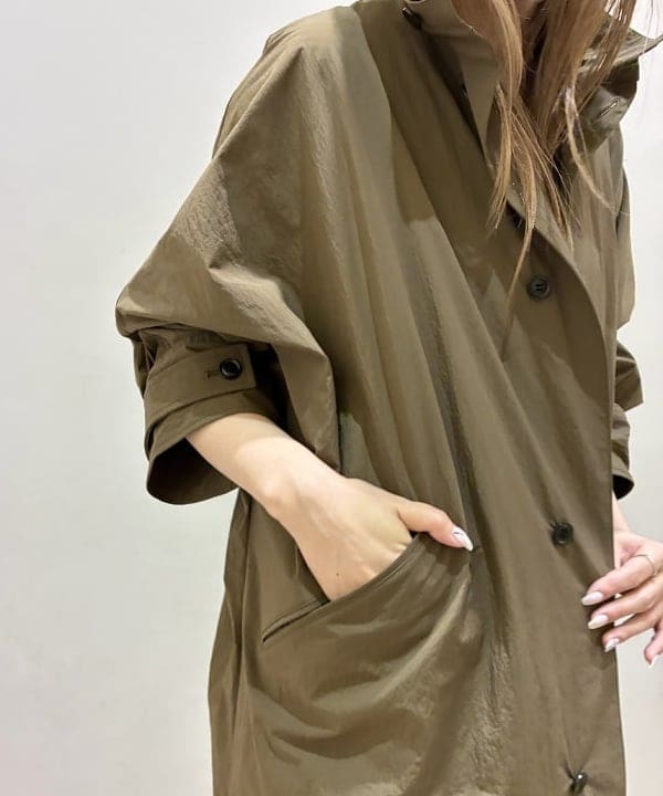 CHIHIROさんの「BEAMS WOMEN｜AK+1 / タスラン オーバーコート」を使ったコーディネート