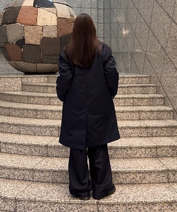 amiriさんの「BEAMS WOMEN｜【別注】THE NORTH FACE PURPLE LABEL / ステンカラーコート」を使ったコーディネート
