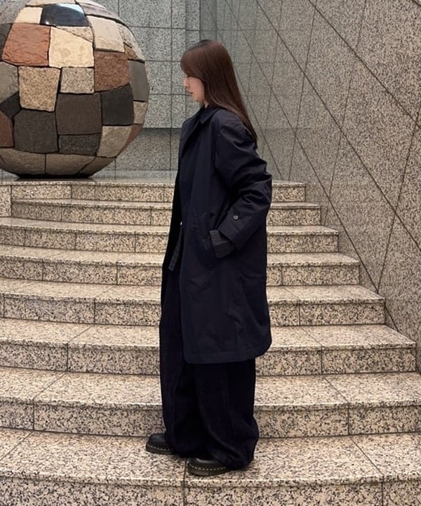 amiriさんの「BEAMS WOMEN｜【別注】THE NORTH FACE PURPLE LABEL / ステンカラーコート」を使ったコーディネート