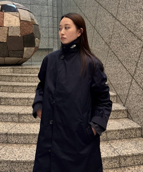 amiriさんの「BEAMS WOMEN｜【別注】THE NORTH FACE PURPLE LABEL / ステンカラーコート」を使ったコーディネート