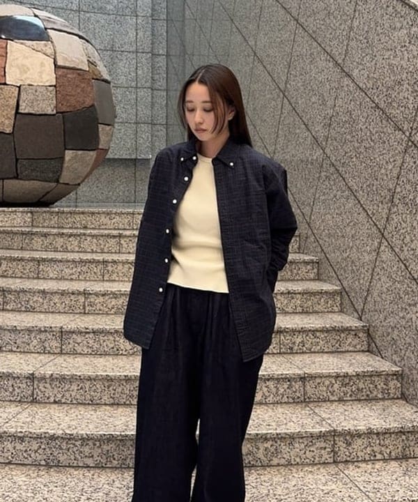 amiriさんの「BEAMS WOMEN｜【別注】THE NORTH FACE PURPLE LABEL / ステンカラーコート」を使ったコーディネート
