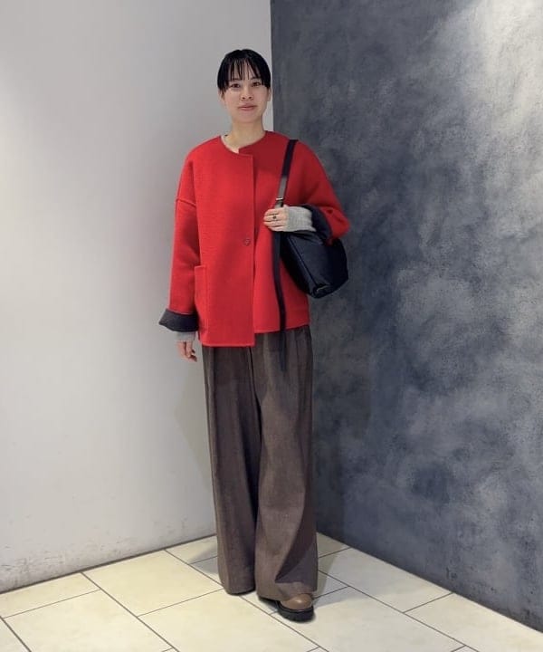OSUMIさんの「BEAMS WOMEN｜リバー ミドルコート」を使ったコーディネート