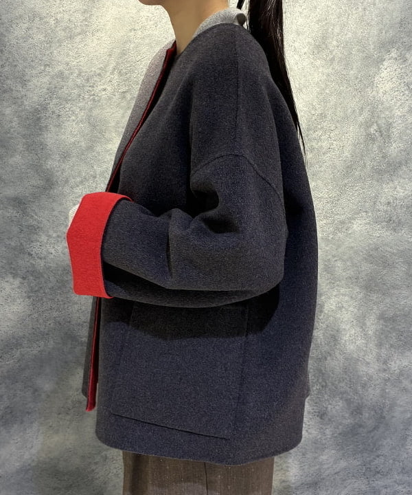 OSUMIさんの「BEAMS WOMEN｜リバー ミドルコート」を使ったコーディネート