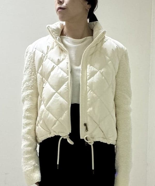 関 桂子さんの「BEAMS WOMEN｜ボートネック レディ ニット .M」を使ったコーディネート