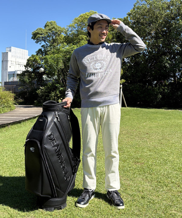 【超美品】ビームスゴルフ ネイビー×黒 裏微起毛 メンズ Lサイズ　ゴルフ ビームス ゴルフ 玉川髙島屋S・C店（1240355） スタイリング