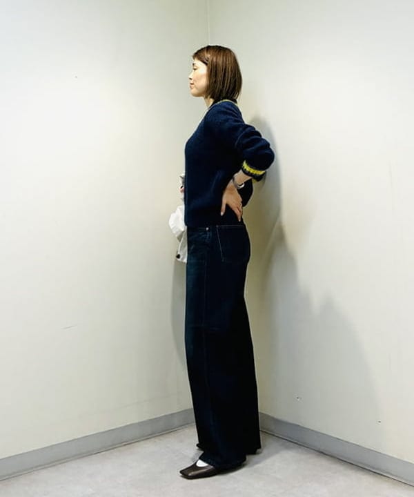 岩沢 珠代さんの「BEAMS WOMEN｜Straight Denim Pants Used」を使ったコーディネート