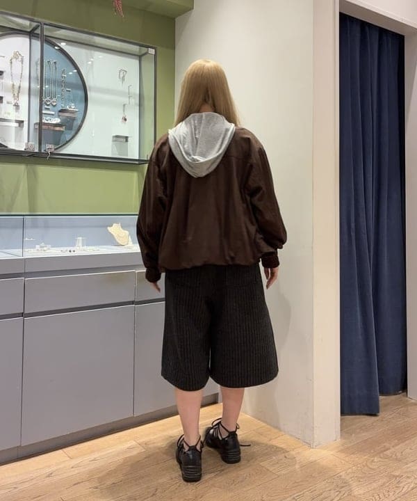 Arisaさんの「BEAMS WOMEN｜フェイク スエード ブルゾン」を使ったコーディネート