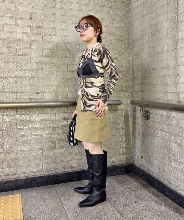 まゆちゃんさんの「BEAMS WOMEN｜【別注】REMME / ロング ブーツ」を使ったコーディネート