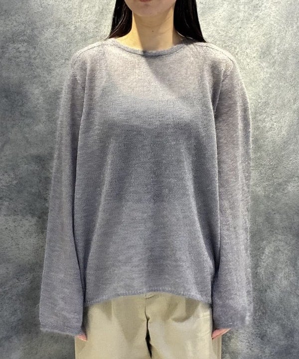 OSUMIさんの「BEAMS WOMEN｜モヘヤ シルク ロングスリーブニット」を使ったコーディネート
