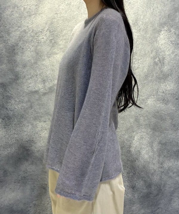 OSUMIさんの「BEAMS WOMEN｜モヘヤ シルク ロングスリーブニット」を使ったコーディネート