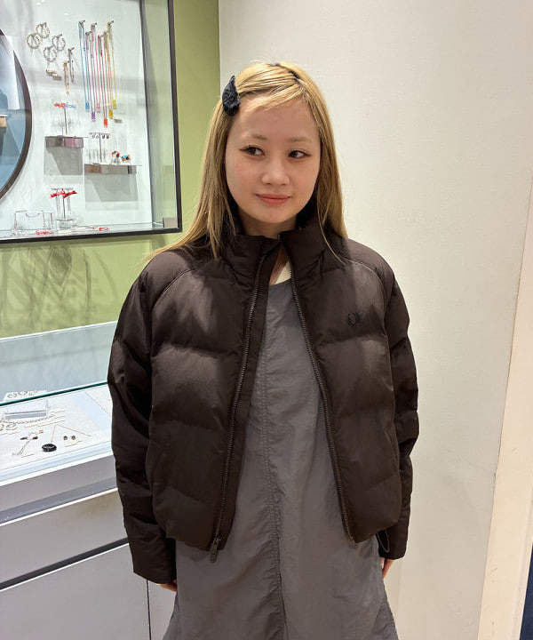 Arisaさんの「BEAMS WOMEN｜【別注】FRED PERRY / パデッド ジャケット」を使ったコーディネート