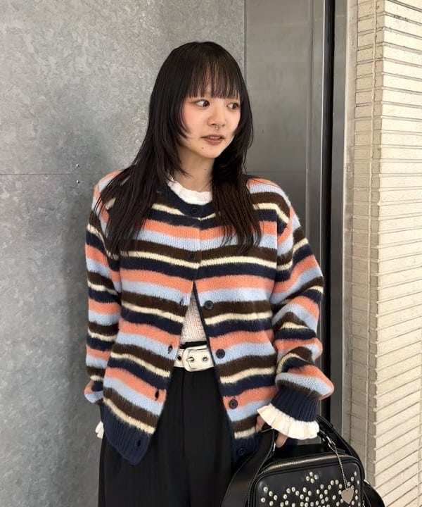 うららさんの「BEAMS WOMEN｜ストライプ ワイド ハーフ パンツ」を使ったコーディネート