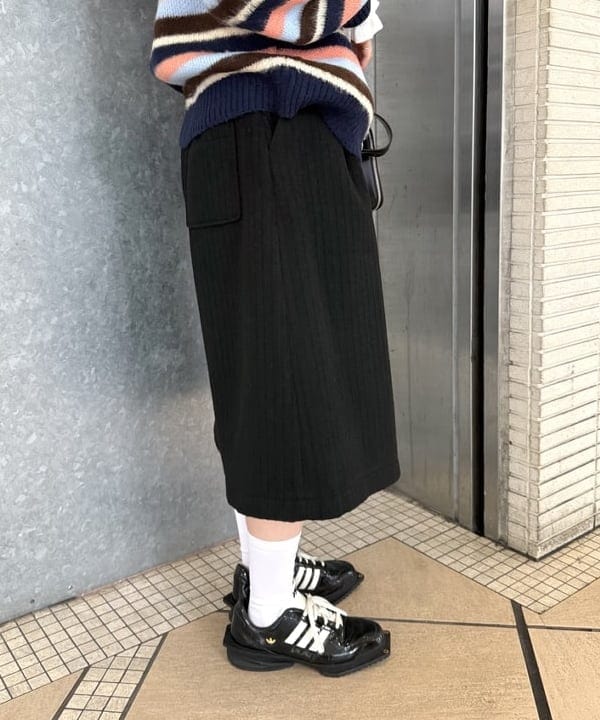 うららさんの「BEAMS WOMEN｜ストライプ ワイド ハーフ パンツ」を使ったコーディネート