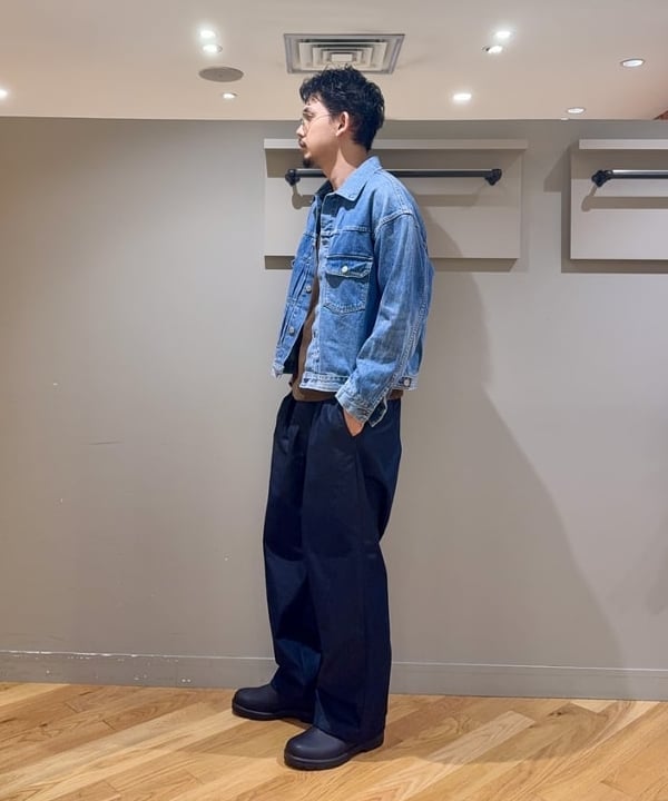 BEAMS ネイビー ピーコート BIGシルエット ビームス なんば（1242438） スタイリング・コーディネイト｜BEAMS