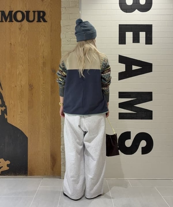 ando naoさんの「BEAMS WOMEN｜【別注】INFIELDER DESIGN &times; BEAMS BOY / ストライプ ワッチ キャップ」を使ったコーディネート