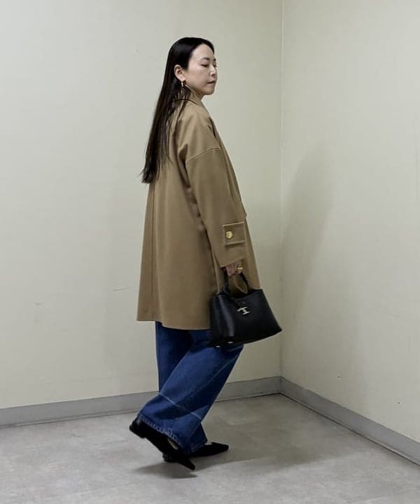 関 桂子さんの「BEAMS WOMEN｜MACKINTOSH / NEW HUMBIE レオパード コート」を使ったコーディネート