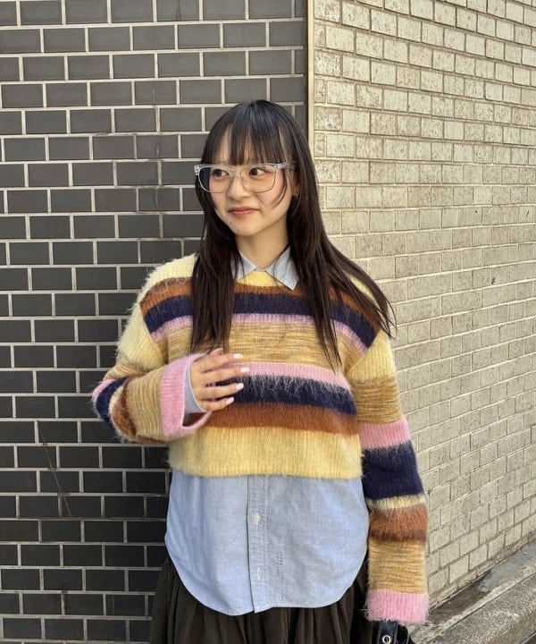 うららさんの「BEAMS WOMEN｜スタッズ ハンドル バッグ」を使ったコーディネート