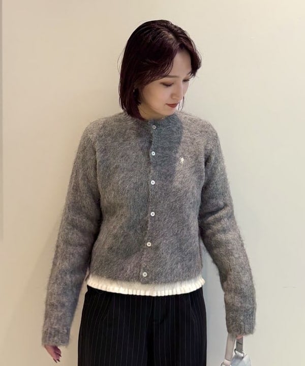 松本 佳菜子さんの「BEAMS WOMEN｜クロコ フラップ バッグ」を使ったコーディネート