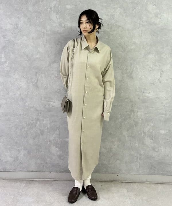 坂本 涼花さんの「BEAMS WOMEN｜ブークレ ジップ ベスト」を使ったコーディネート