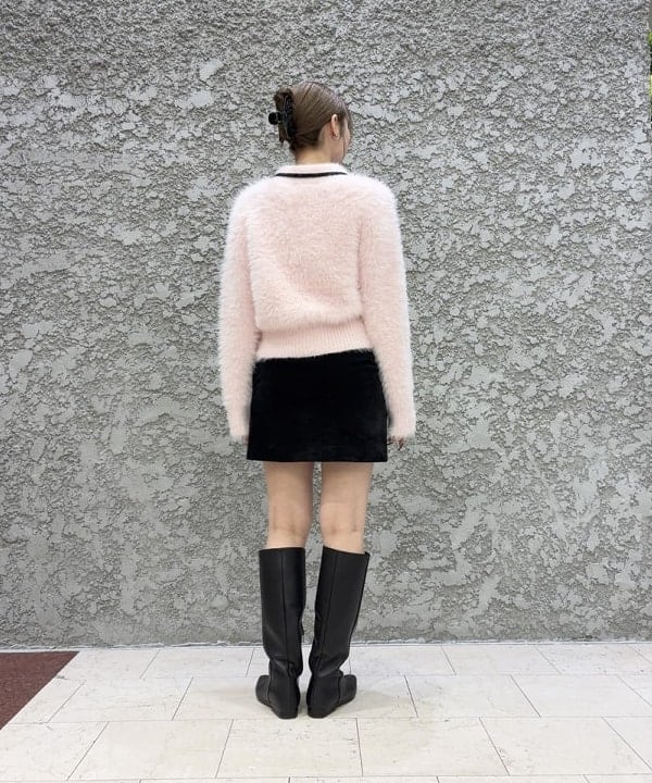 湯谷 あすかさんの「BEAMS WOMEN｜コーデュロイ ミニ スカート」を使ったコーディネート