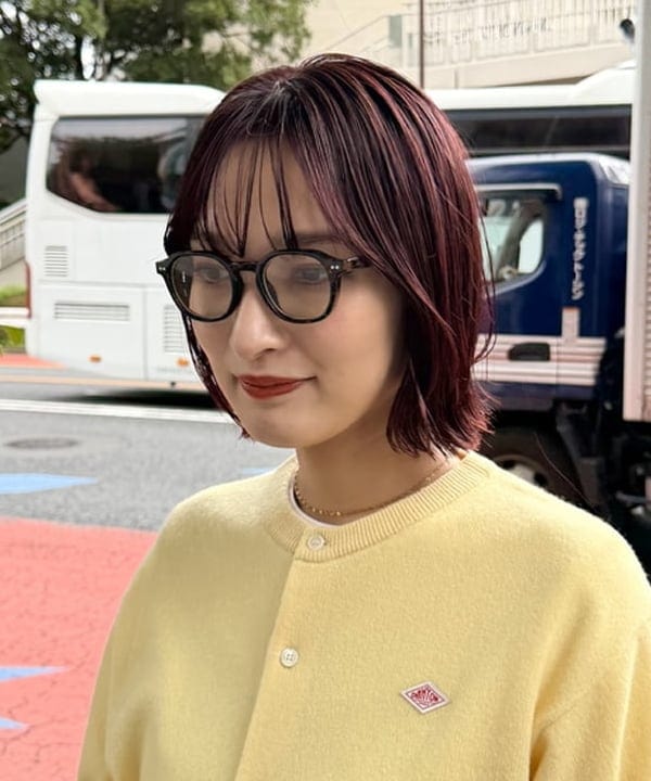 松本 佳菜子さんの「BEAMS WOMEN｜noeyedia / メガネ "NE-447" オプティカル」を使ったコーディネート