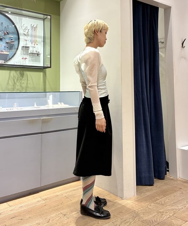 あさひさんの「BEAMS WOMEN｜ストライプ ワイド ハーフ パンツ」を使ったコーディネート