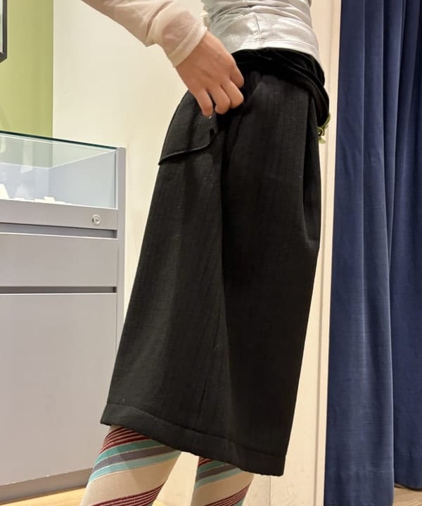 あさひさんの「BEAMS WOMEN｜ストライプ ワイド ハーフ パンツ」を使ったコーディネート