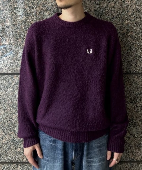 森田 倫太郎さんの「BEAMS WOMEN｜【別注】FRED PERRY / フラッフィーニット 26FW」を使ったコーディネート
