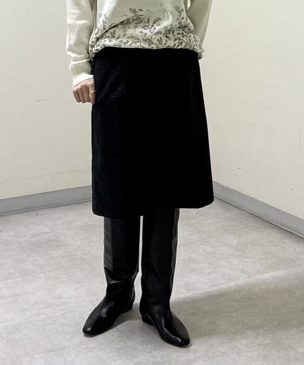 関 桂子さんの「BEAMS WOMEN｜Fake Leather Blouson」を使ったコーディネート