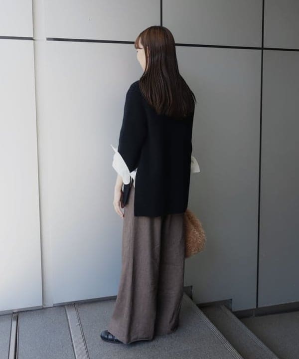 cammyさんの「BEAMS WOMEN｜クロップド スリーブ ニット .M」を使ったコーディネート