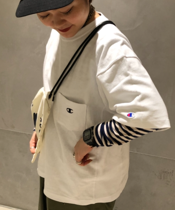 カスタニ モモノさんの「BEAMS WOMEN｜BEAMS BOY / US ARMY オーバー パンツ」を使ったコーディネート