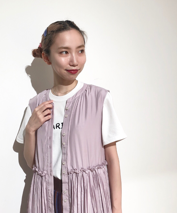 LEEさんの「BEAMS WOMEN｜Ray BEAMS / K10 ベネチアン ネックレス」を使ったコーディネート
